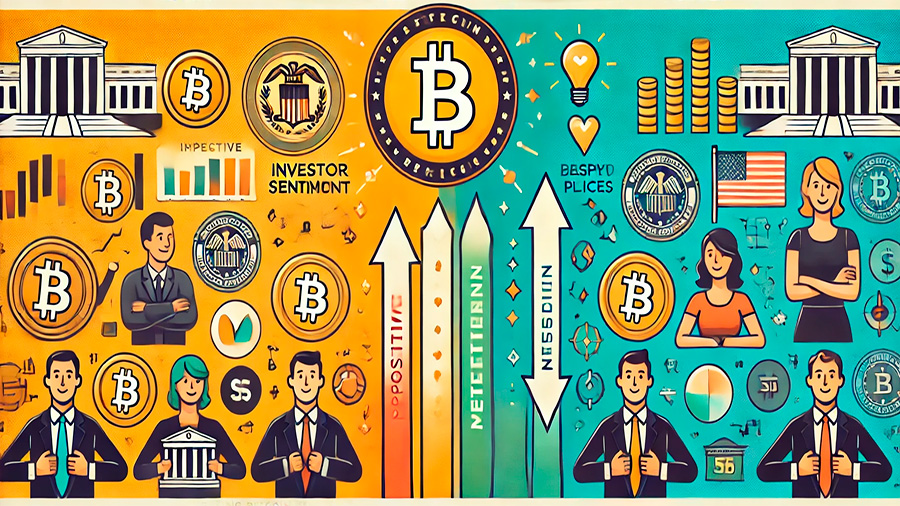 Investor sentiment and bitcoin prices